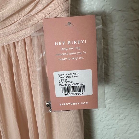 NWT Birdy Grey Kiko Dress in Mesh Pale Blush - Picture 5 of 6